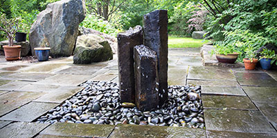 Details about   Outdoor Cascading Stone Rock Fountain Pump Included 93 GPM 23 x 14 Inch 