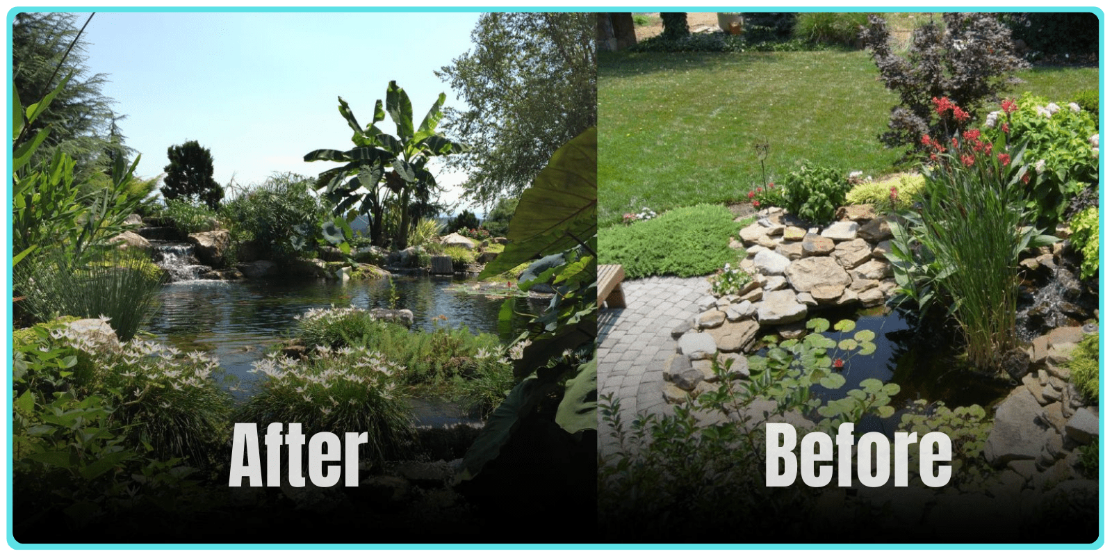 Before and after Seiler Project