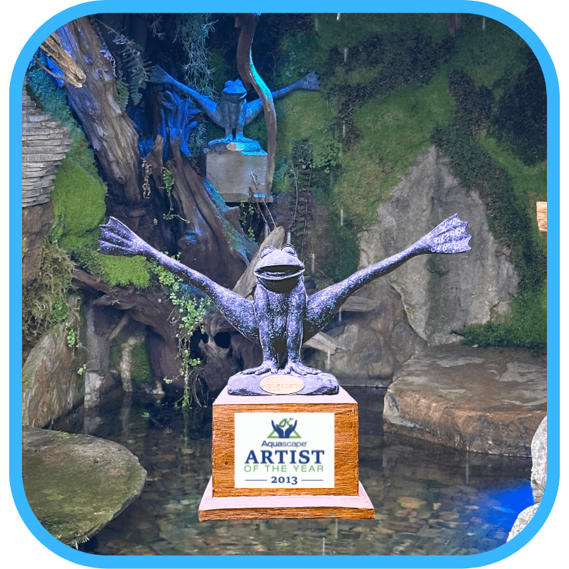 AOTY trophy at The Oasis